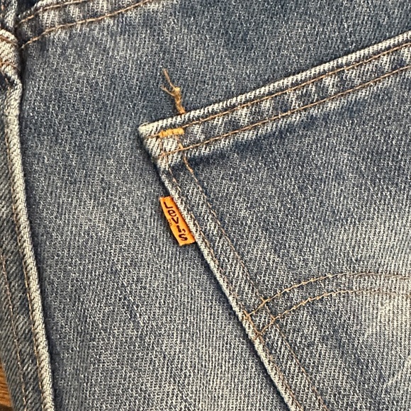VINTAGE LEVI’S Orange Tab 1980’s Bootcut Jeans Size W31 L33 - Picture 3 of 12